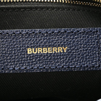 Burberry Derby Calfskin Vintage Check Medium Banner Tote Regency Blue 7 of 9