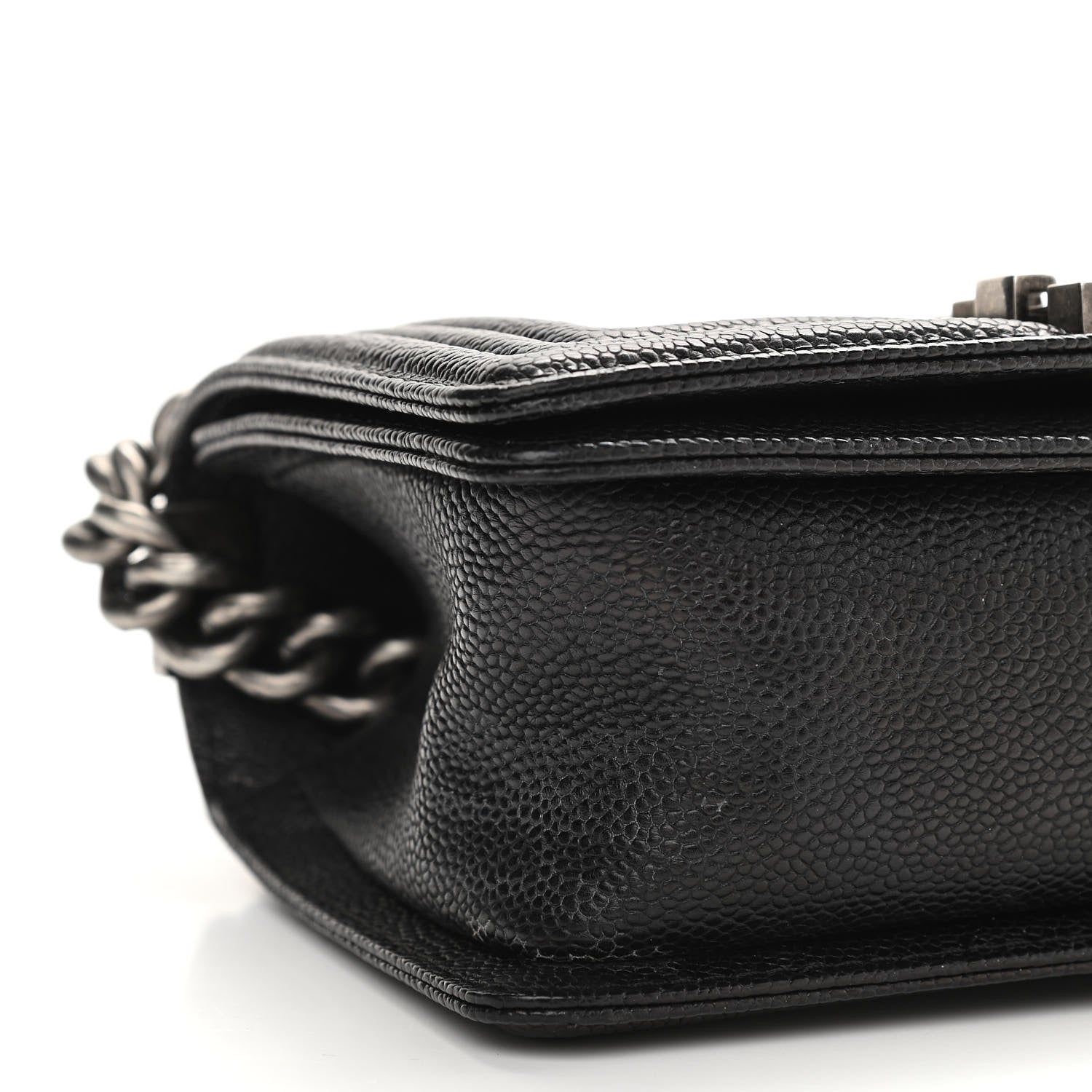 Chanel Caviar Quilted Small Boy Flap Black 9 of 12