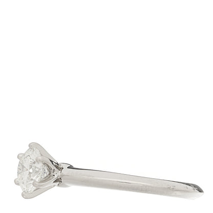 Tiffany Platinum Diamond .77ct Solitaire Engagement Ring 50 5.25 3 of 6