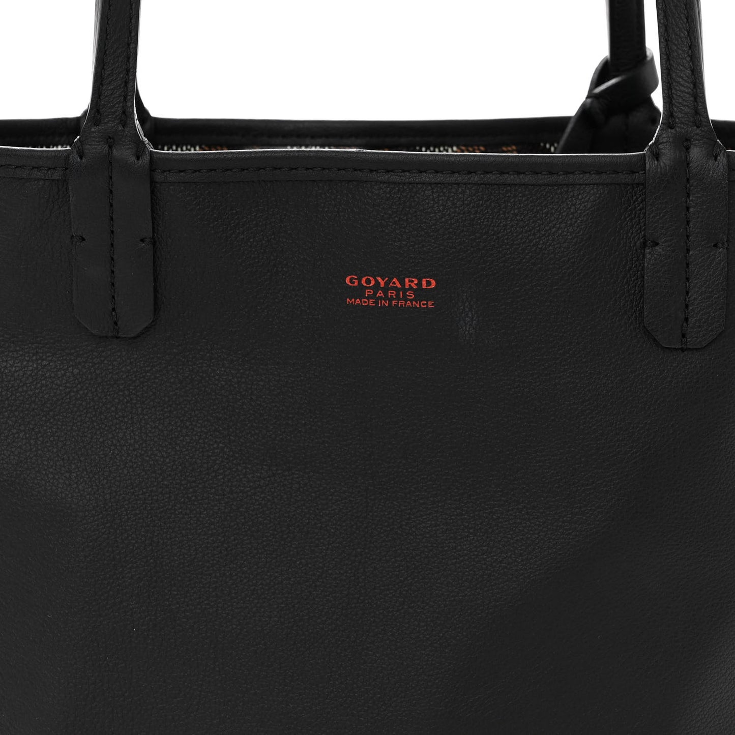 Goyardine Reversible Mini Anjou Black