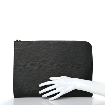 Louis Vuitton Epi Pochette Jour GM Black 2 of 6
