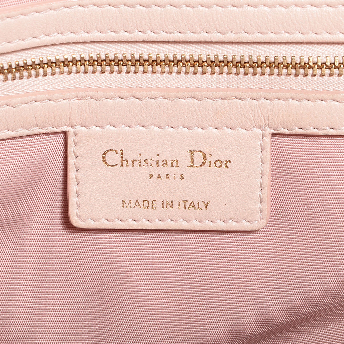 Lambskin Cannage Large Dior Soft Shopping Tote Light Pink