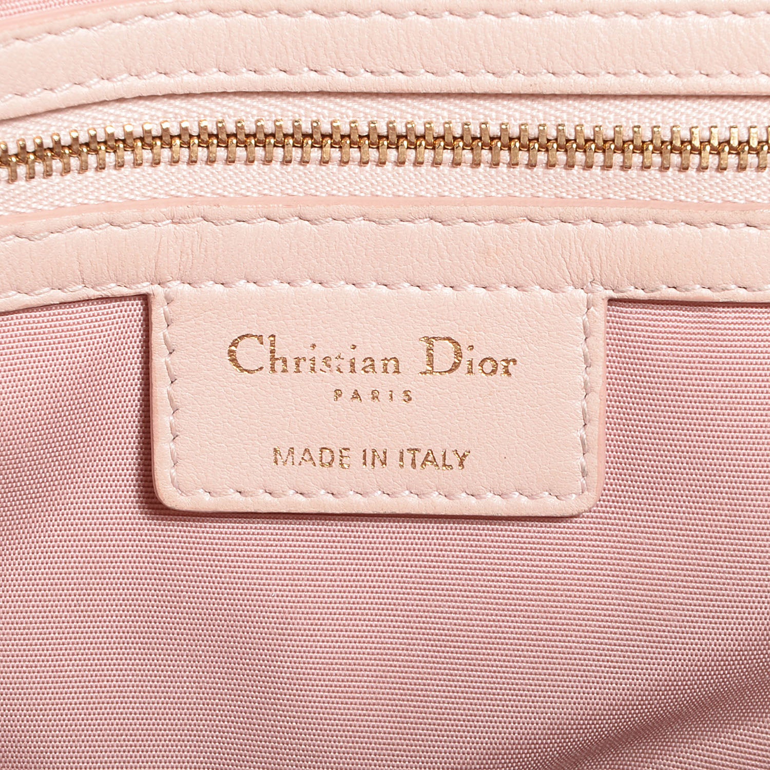Christian Dior Lambskin Cannage Large Dior Soft Shopping Tote Light Pink 6 of 9