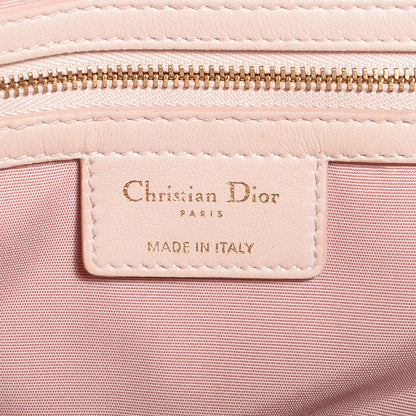 Christian Dior Lambskin Cannage Large Dior Soft Shopping Tote Light Pink 6 of 9