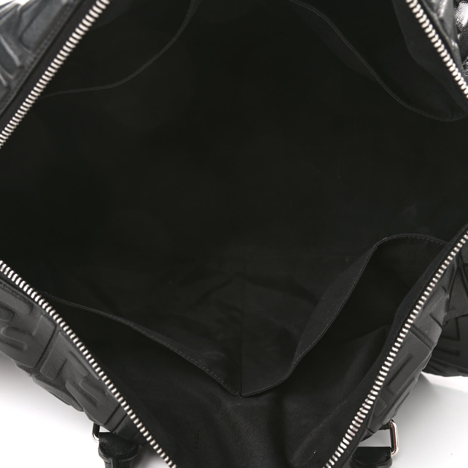 Fendi Nappa FF 1974 Embossed Holdall Bag Black 5 of 10