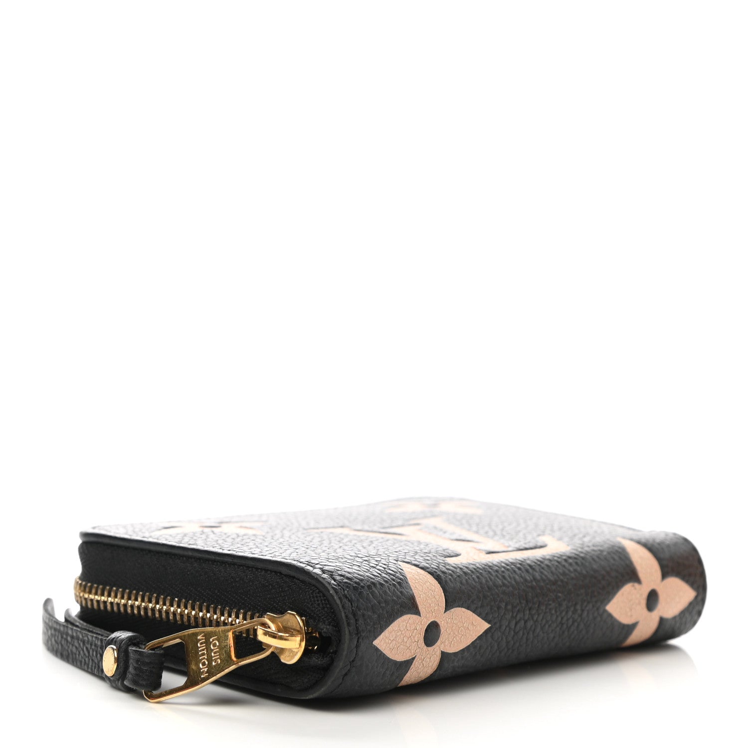 Louis Vuitton Empreinte Monogram Giant Zippy Coin Purse Black Beige 4 of 8