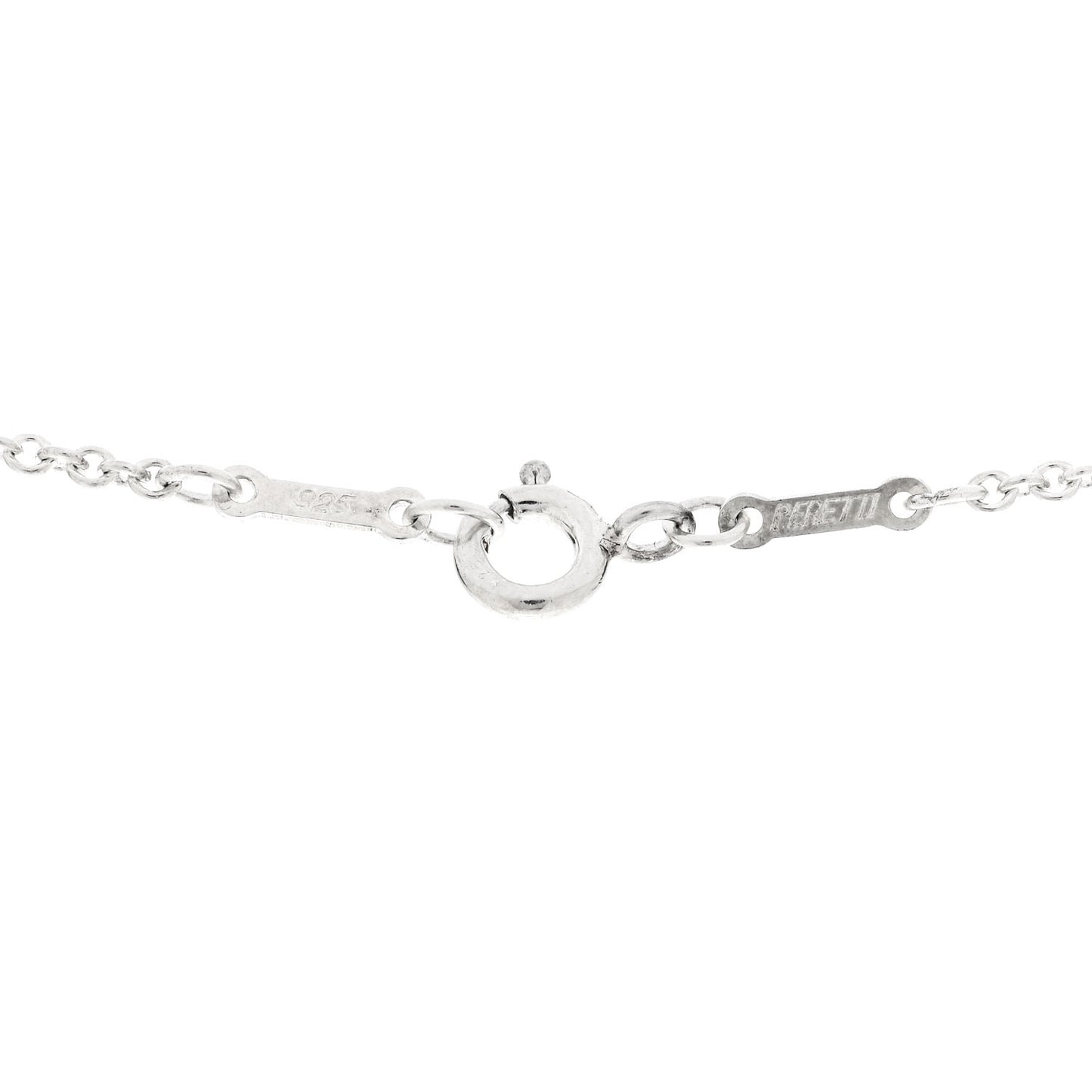 Sterling Silver Elsa Peretti 3 Open Hearts Necklace