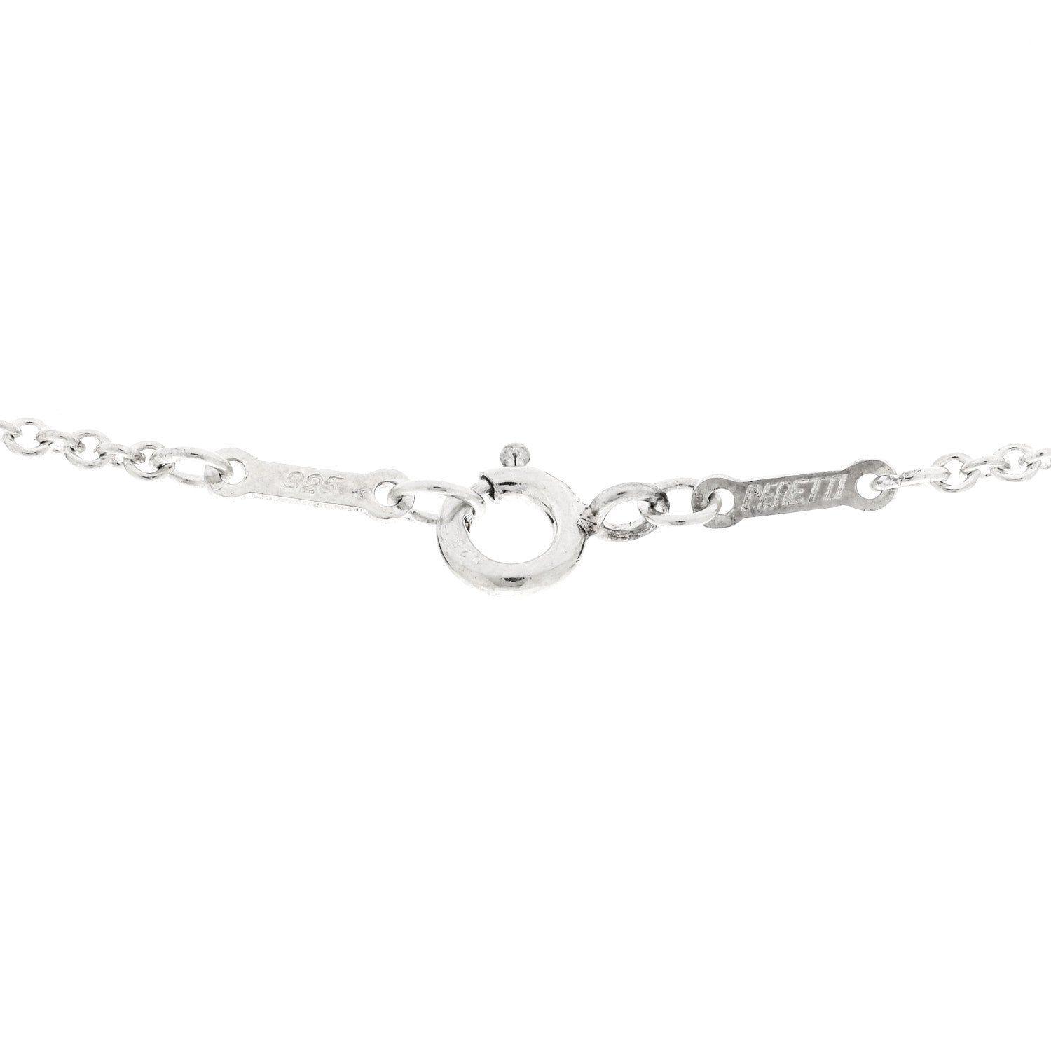Tiffany Sterling Silver Elsa Peretti 3 Open Hearts Necklace 4 of 5