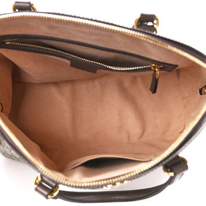 Gucci GG Supreme Monogram Web Medium Ophidia Top Handle Dome Bag Brown 5 of 11