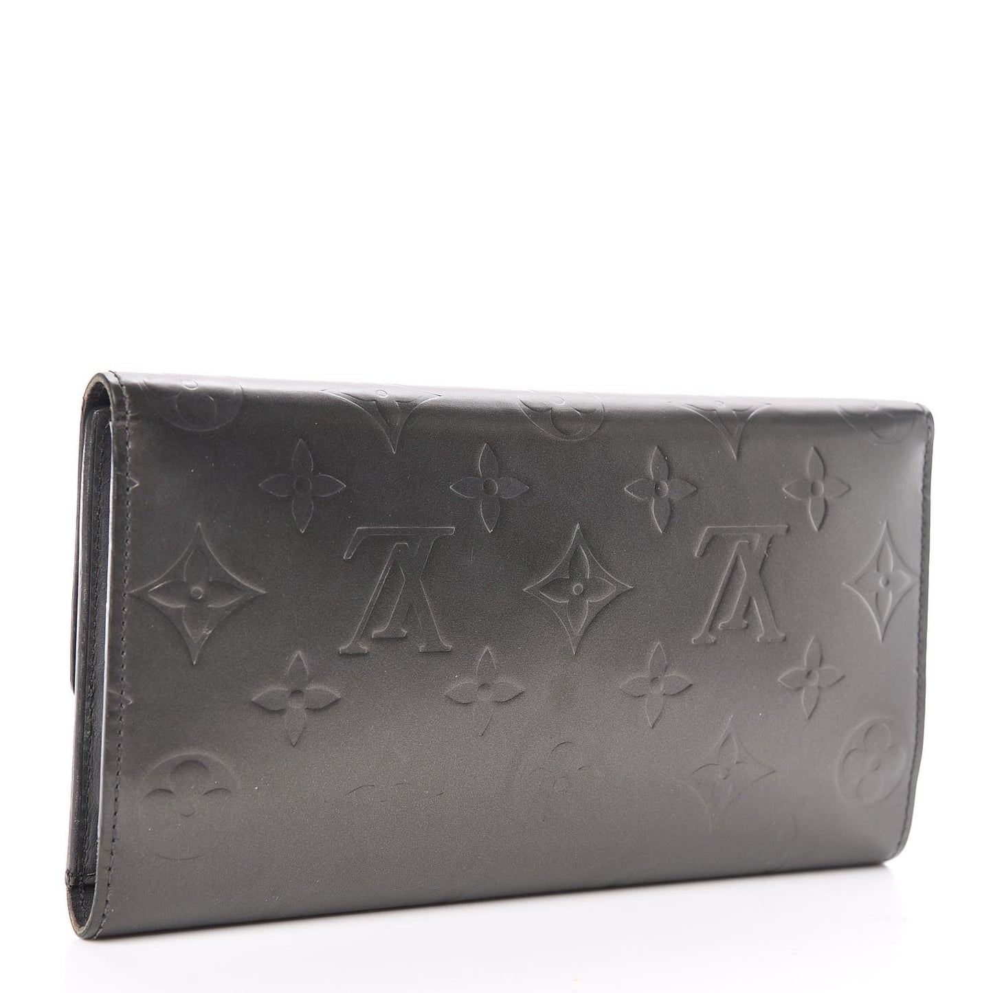Mat Monogram Porte Tresor International Wallet Gris
