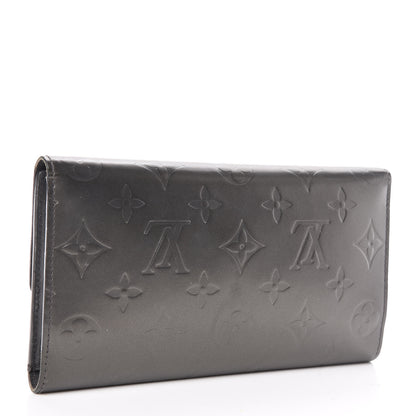Louis Vuitton Mat Monogram Porte Tresor International Wallet Gris 3 of 8