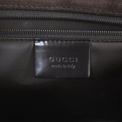 Gucci Leather G Shoulder Bag Dark Brown 8 of 9