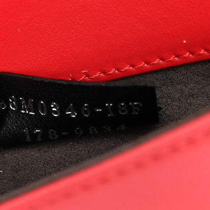 Fendi Shiny Nappa Trapuntata Dotcom Tube Wallet On Chain Rojo 7 of 11