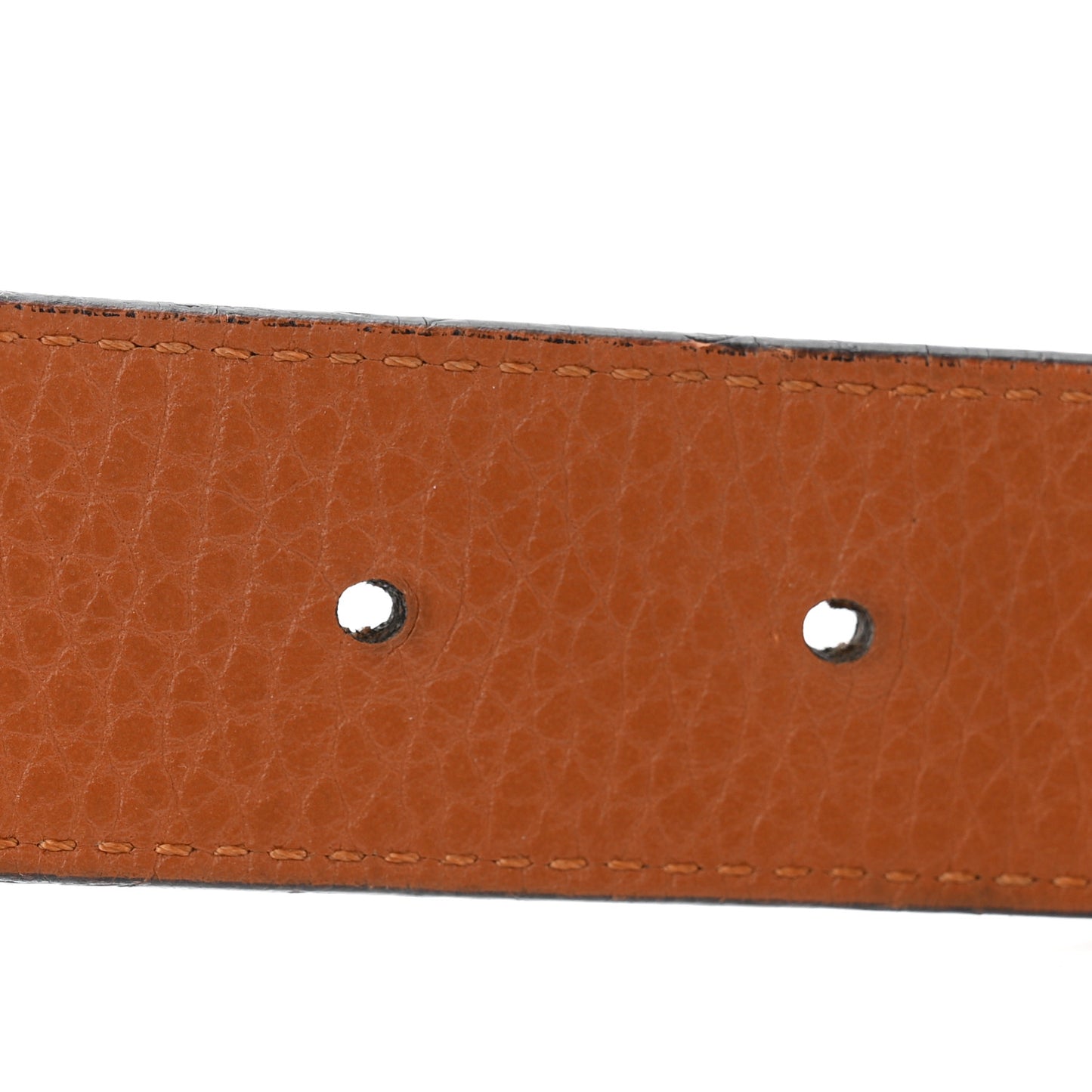 Taurillon Calfskin 30mm LV Initiales Reversible Belt 85 34 Black Brown