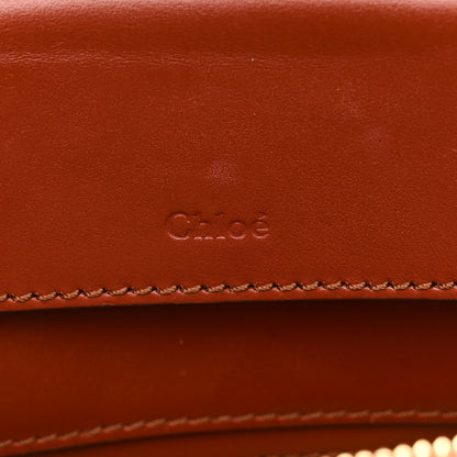 Chloe Shiny Calfskin Mini Vanity C Bag Sepia Brown 7 of 13