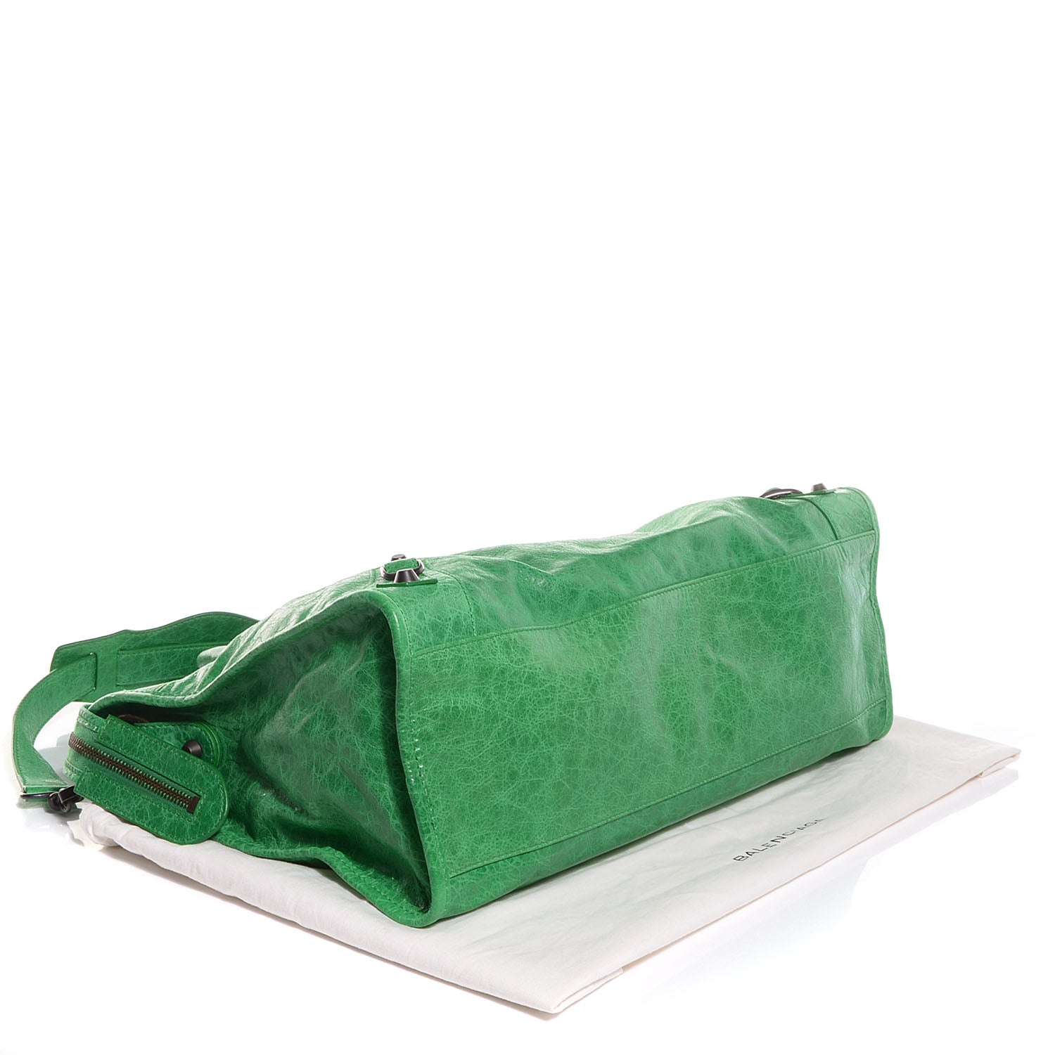 Balenciaga Agneau Classic Hardware City Vert Poker 4 of 12