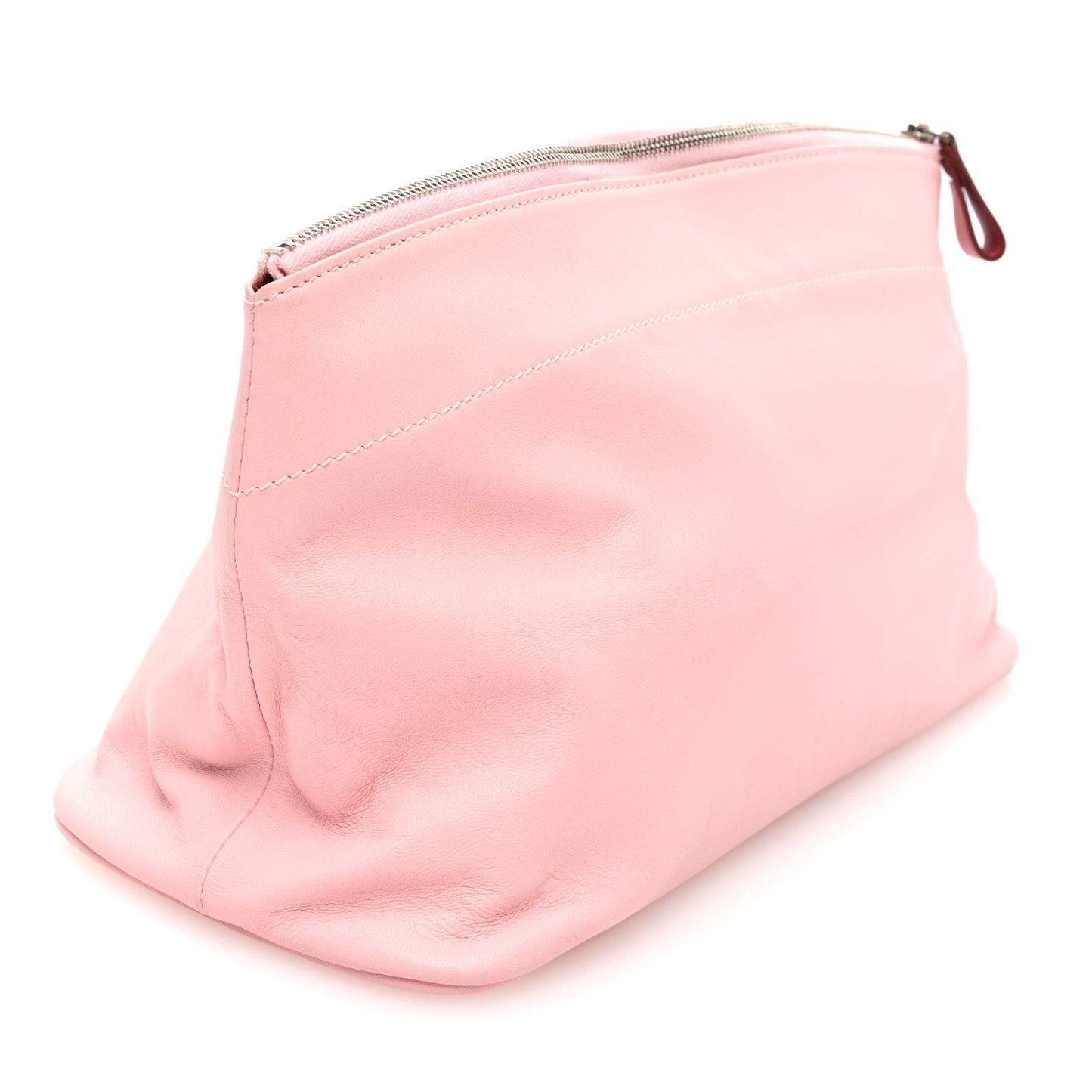 Lambskin Swift Tohubohu Pouch MM Rose Sakura Vermillion