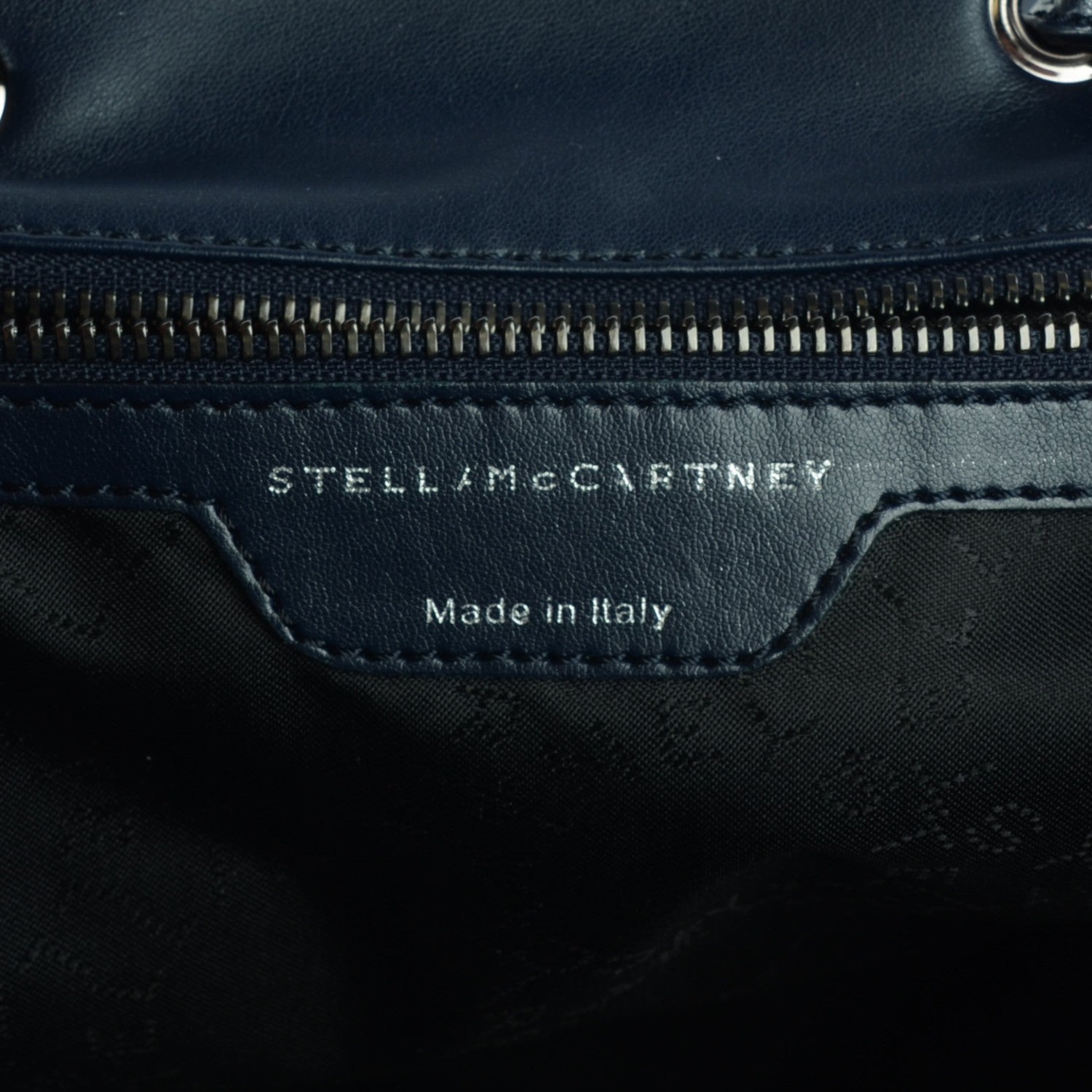Stella McCartney Denim Quilted Falabella Backpack Blue 5 of 9
