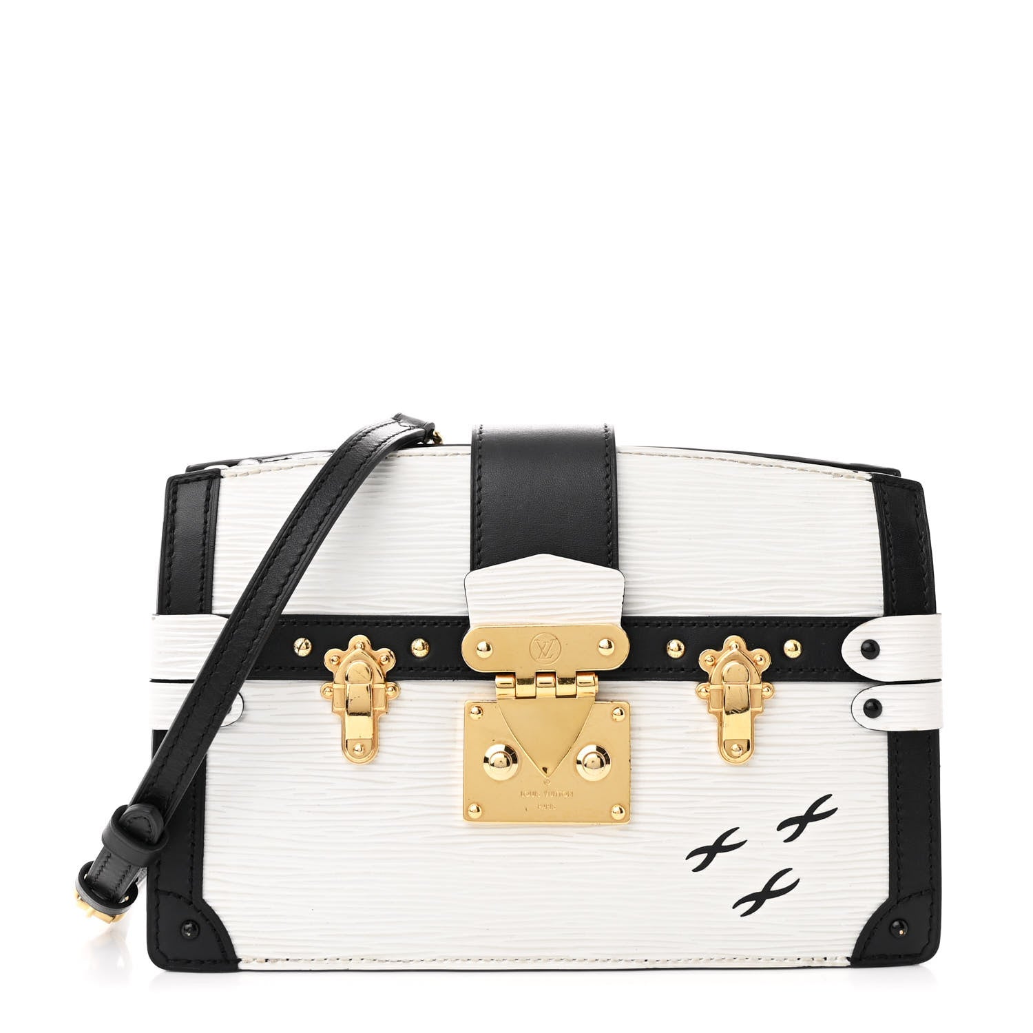 Louis Vuitton Epi Trunk Clutch White 1 of 11