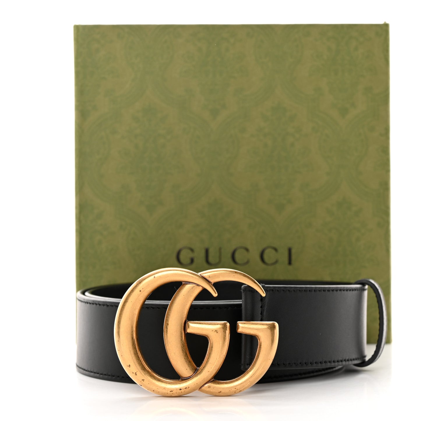 Calfskin Double G 40mm Belt 80 32 Black