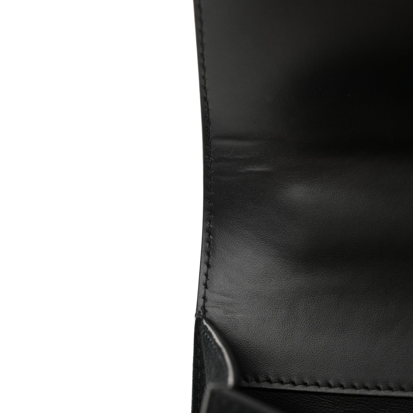 Calfskin Studded Knuckle Satchel Black Silver