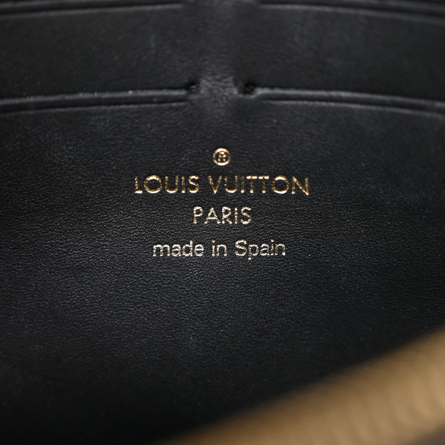 Louis Vuitton Damier Ebene Vavin Chain Wallet Black 6 of 10