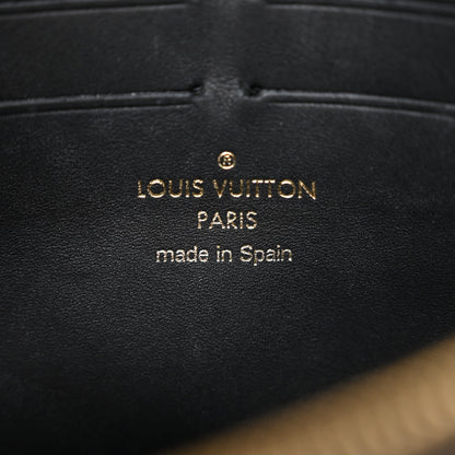 Louis Vuitton Damier Ebene Vavin Chain Wallet Black 6 of 10