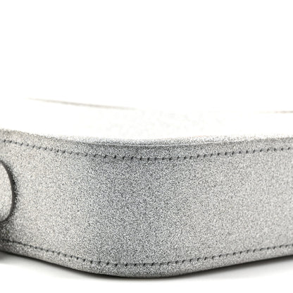 Balenciaga Glitter M Triangle Pouch Argent Black 9 of 10