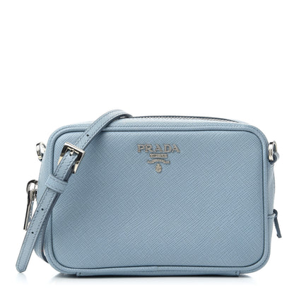 Prada Saffiano Mini Camera Crossbody Bag Astrale 1 of 11