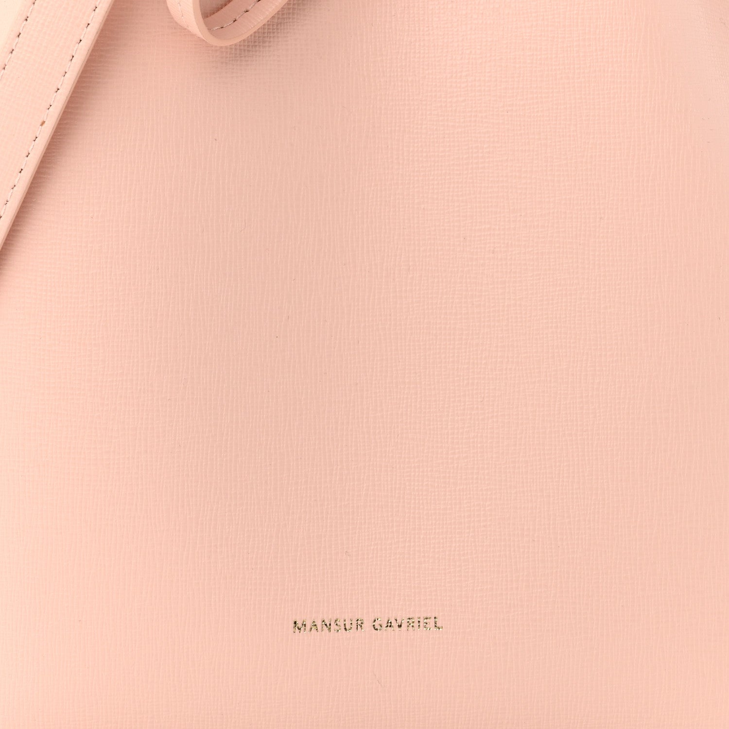 Mansur Gavriel Saffiano Mini Bucket Bag Dahlia 7 of 9