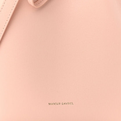 Mansur Gavriel Saffiano Mini Bucket Bag Dahlia 7 of 9