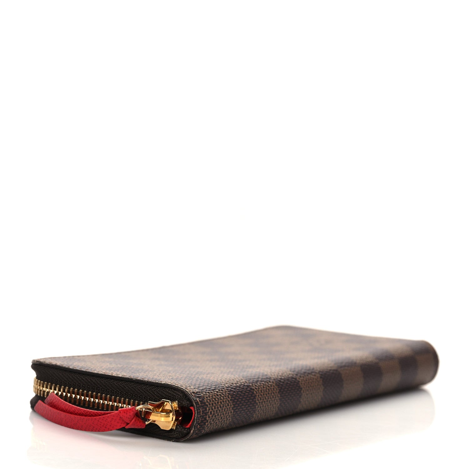 Louis Vuitton Damier Ebene Clemence Wallet Cherry 4 of 7