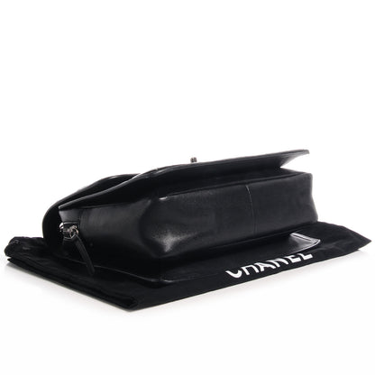 Chanel Lambskin Quilted Citizen Zip Large Flap Black 4 of 8