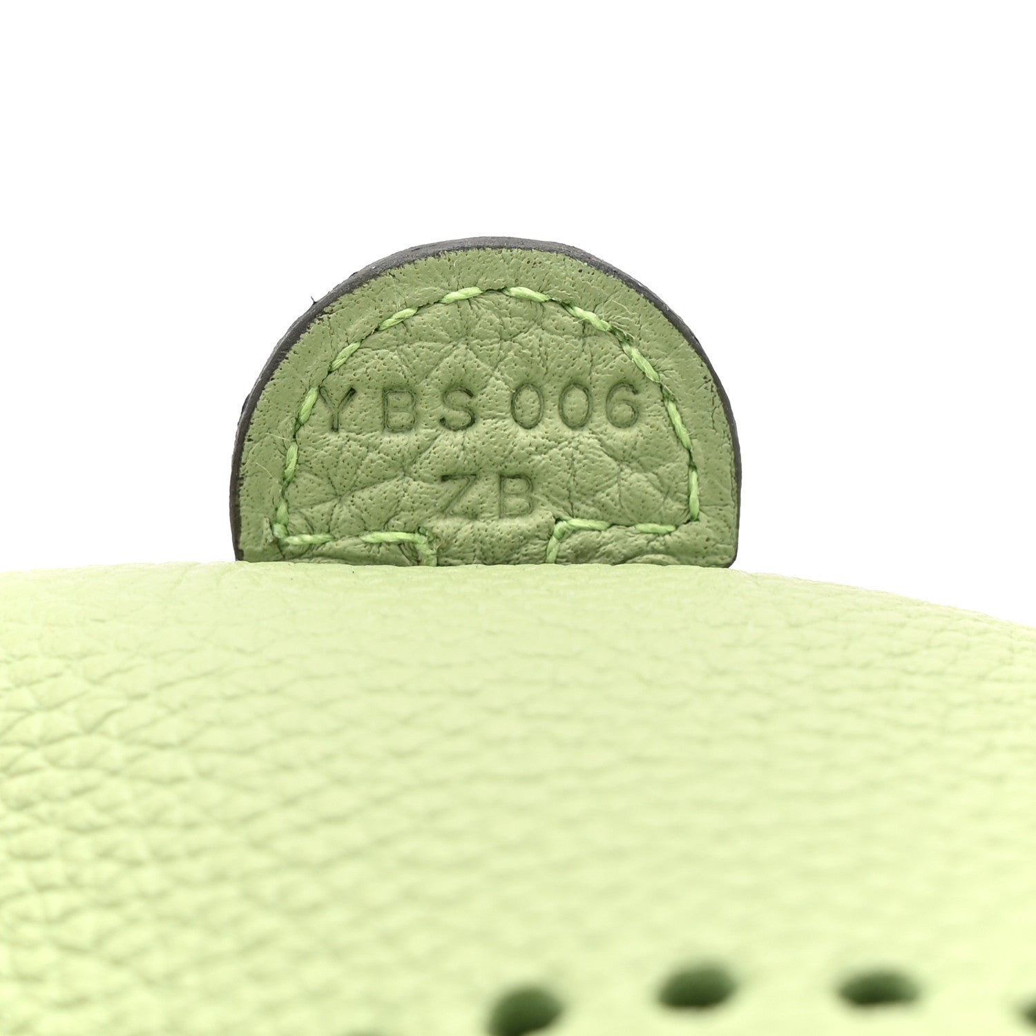 HERMES エルメス フェルト パンチングH トレイ グリーン系 Hermes Taurillon Maurice Evelyne TPM Vert Criquet 1861078