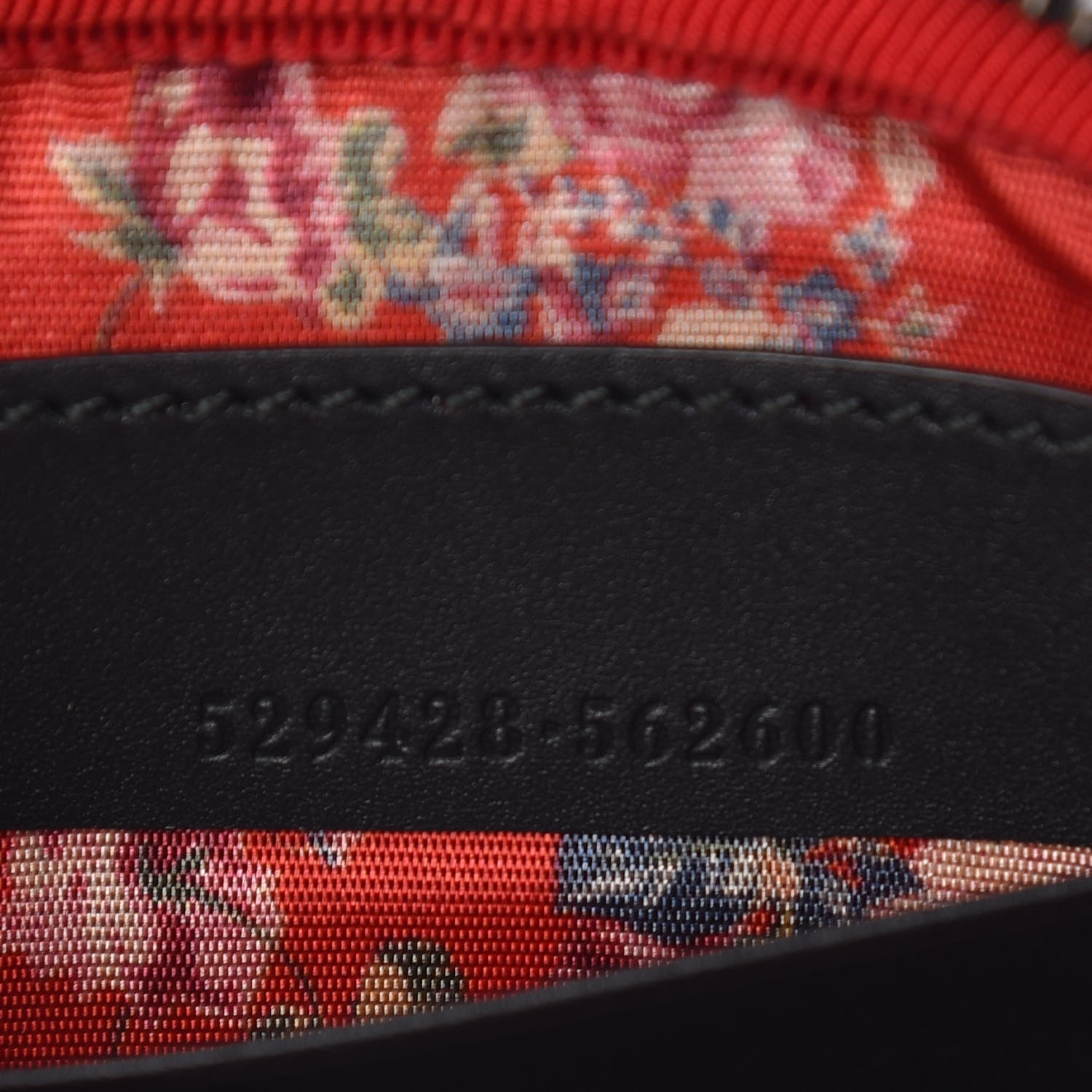 Gucci Patent Rubber Game Patch Logo Belt Bag 75 30 Black 7 of 10
