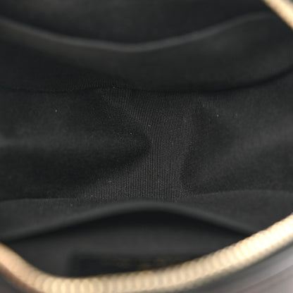 Chanel Calfskin Quilted Pearl Round Clutch With Chain Black 5 of 12