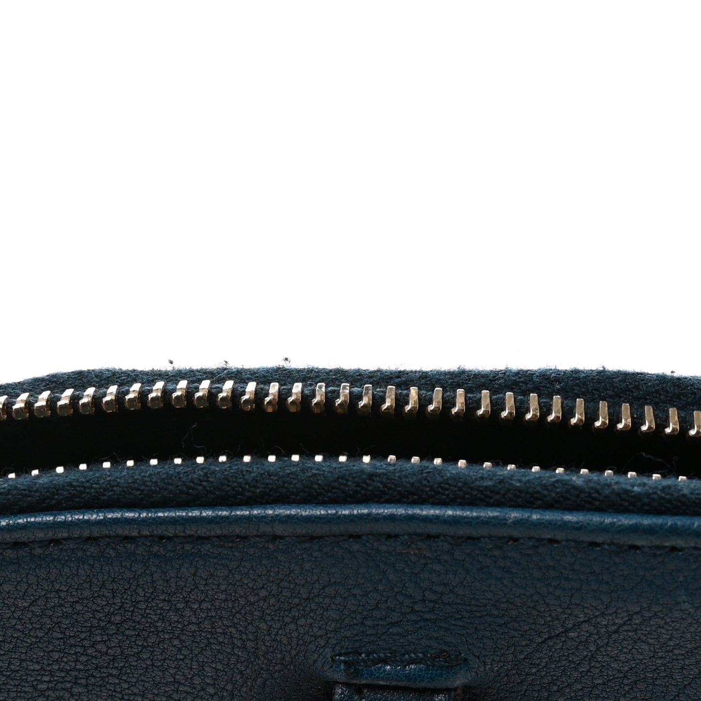 Calfskin Chain Muse Pouch Turquoise