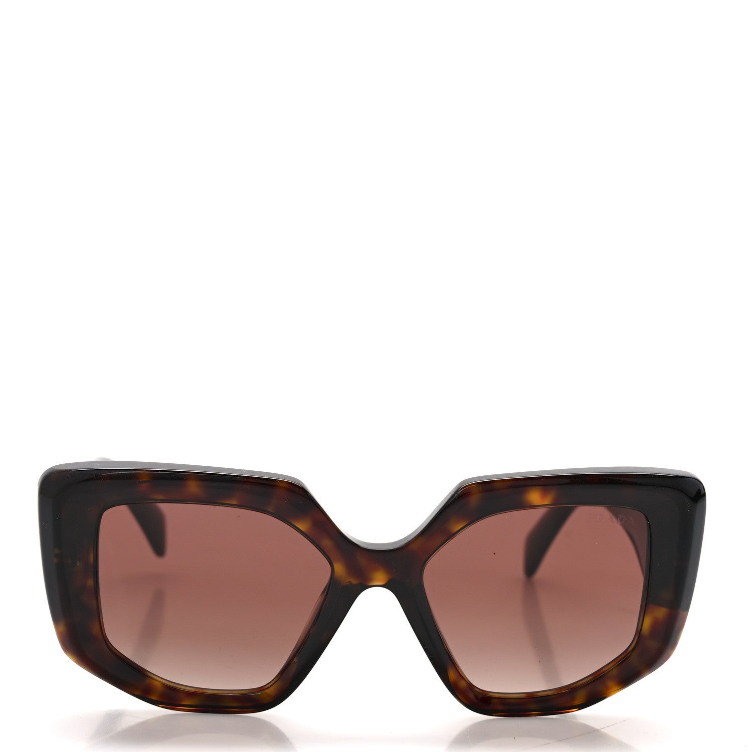Prada Acetate Symbole Sunglasses SPR 14Z Tortoise 2 of 8