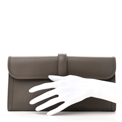 Hermes Swift Jige Elan 29 Clutch Etain 2 of 10