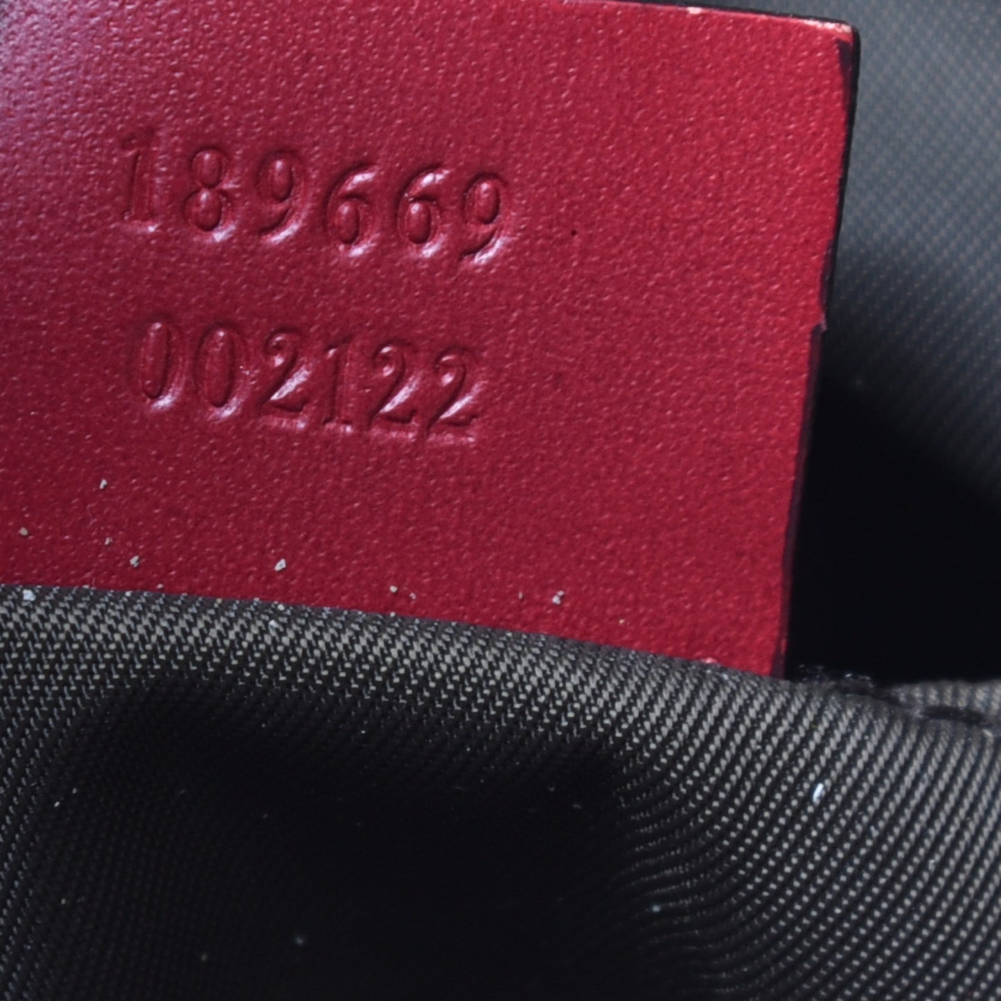 GG Monogram Medium Web Handle Vertical Tote Red