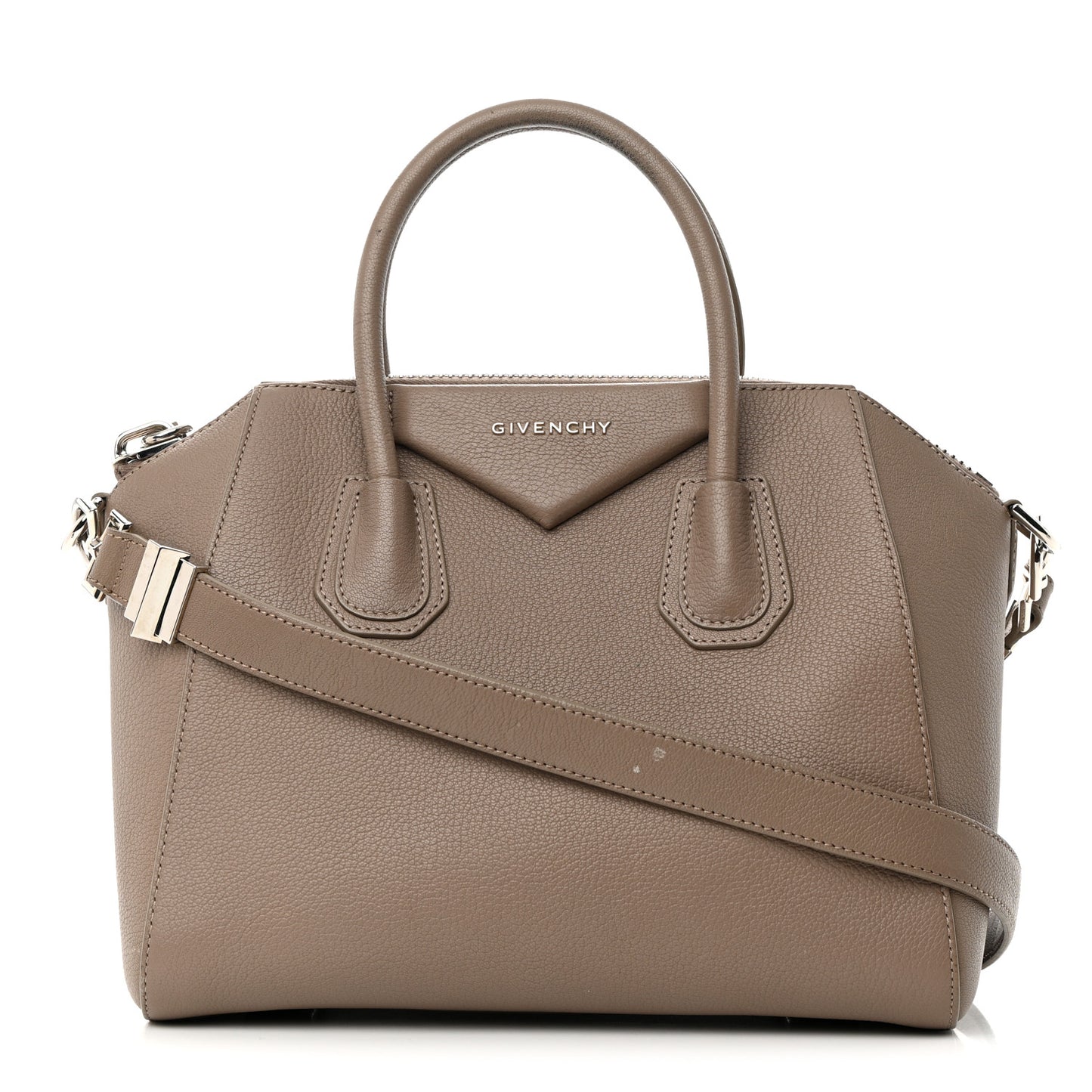 Sugar Goatskin Small Antigona Mastic