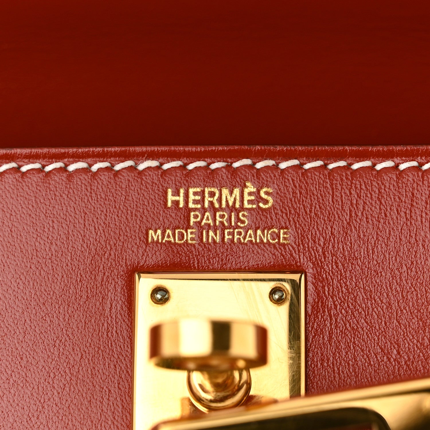 Hermes Box Mini Kelly Sellier 20 Brique 6 of 10