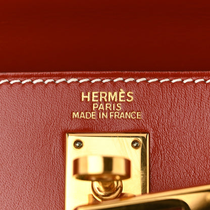 Hermes Box Mini Kelly Sellier 20 Brique 6 of 10