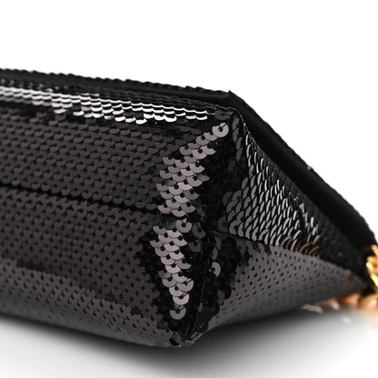 Tom Ford Sequin Mini Label Shoulder Bag Black 8 of 8