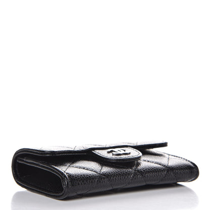Chanel Caviar Quilted Flap Card Holder Black 4 of 8