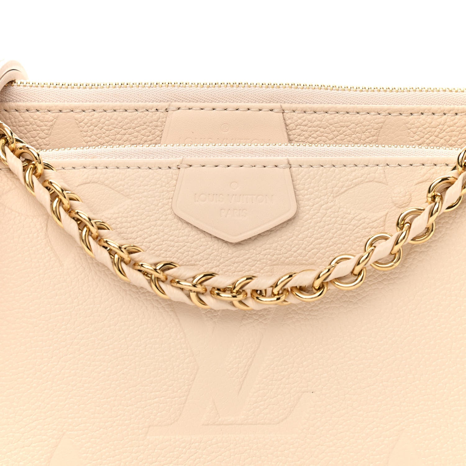 Louis Vuitton Empreinte Monogram Giant Multi Pochette Accessories Cream 8 of 10