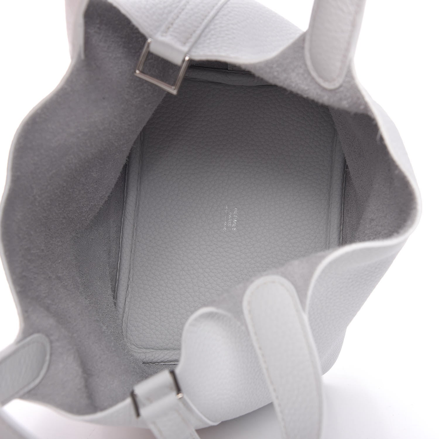 Hermes Taurillon Clemence Picotin Lock 18 PM White 5 of 10