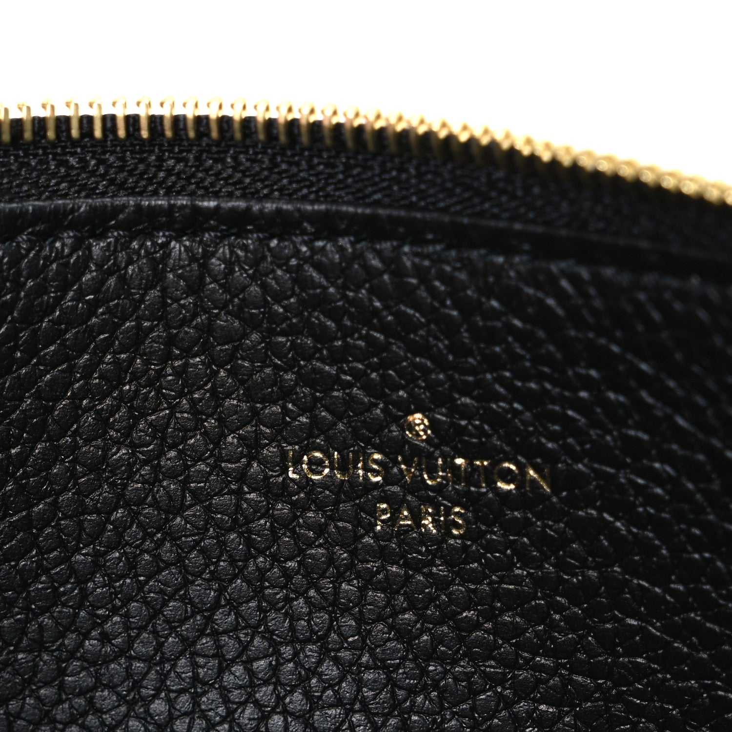 Louis Vuitton Empreinte Felicie Chain Wallet Zippered Insert Black 6 of 6