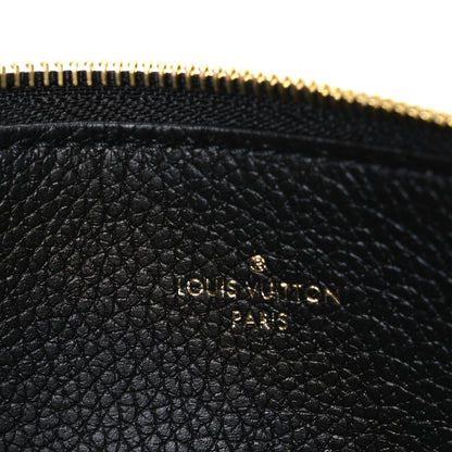 Louis Vuitton Empreinte Felicie Chain Wallet Zippered Insert Black 6 of 6
