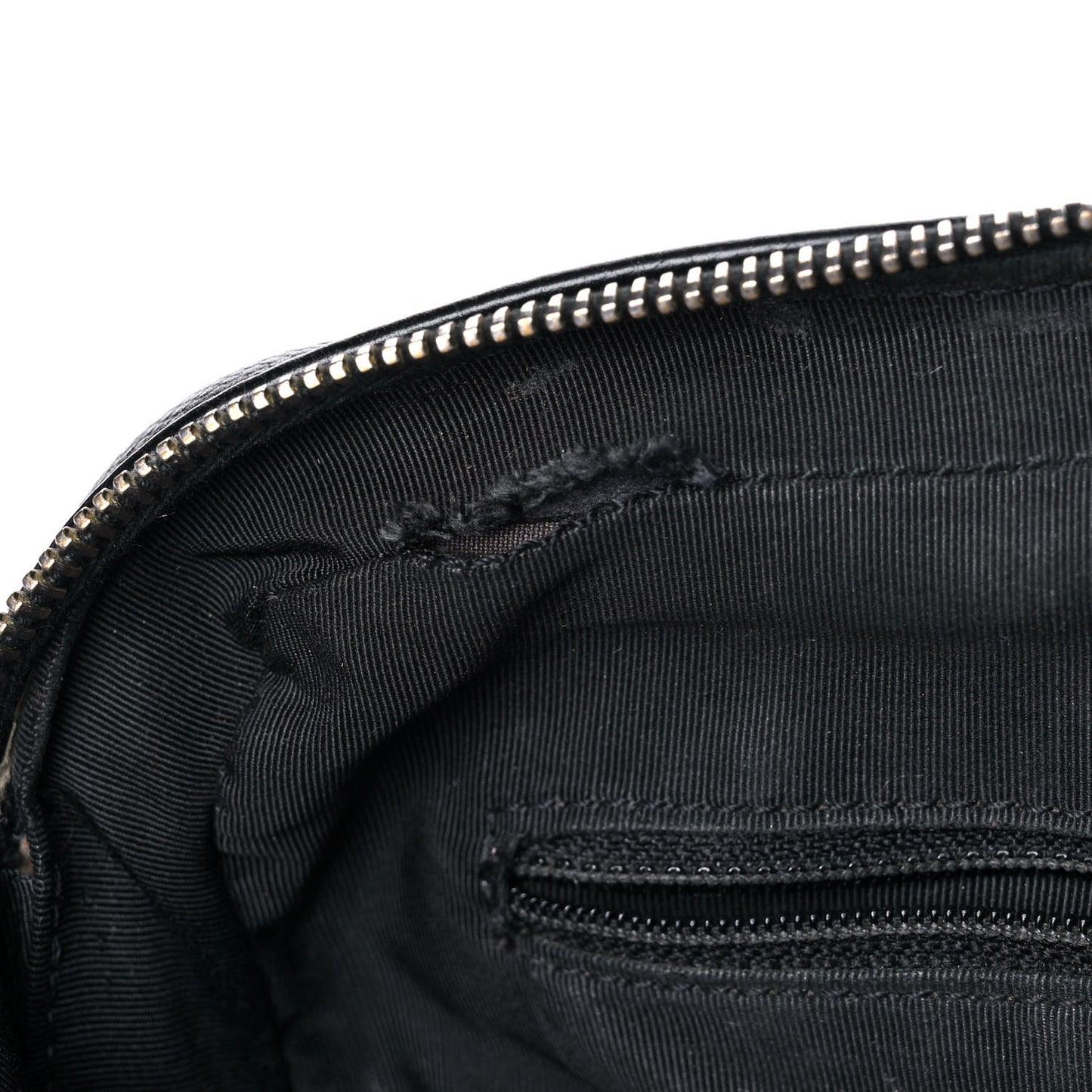Caviar Quilted Bowler Black